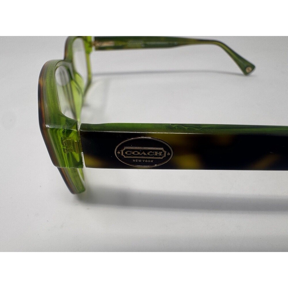 Coach HC 6040 Brooklyn 5117 Tortoise Green 52 16 135 Eyeglass Frames - Picture 6 of 13